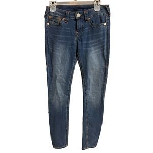 True Religion brand jeans. Size 28. Stella Low Rise Skinny.